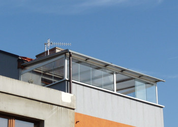Realizace terasy na střešní přístavbě bytového domu